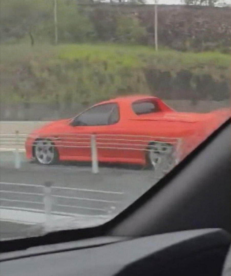 Drivers have been left in disbelief as a man clocked high speeds on the M1 on the Gold Coast while driving on the wrong side of the road.