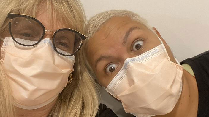 Debbie Kilroy, and her friend and colleague Boneeta-Marie Mabo, were both exposed to the virus on a flight home from the US. 