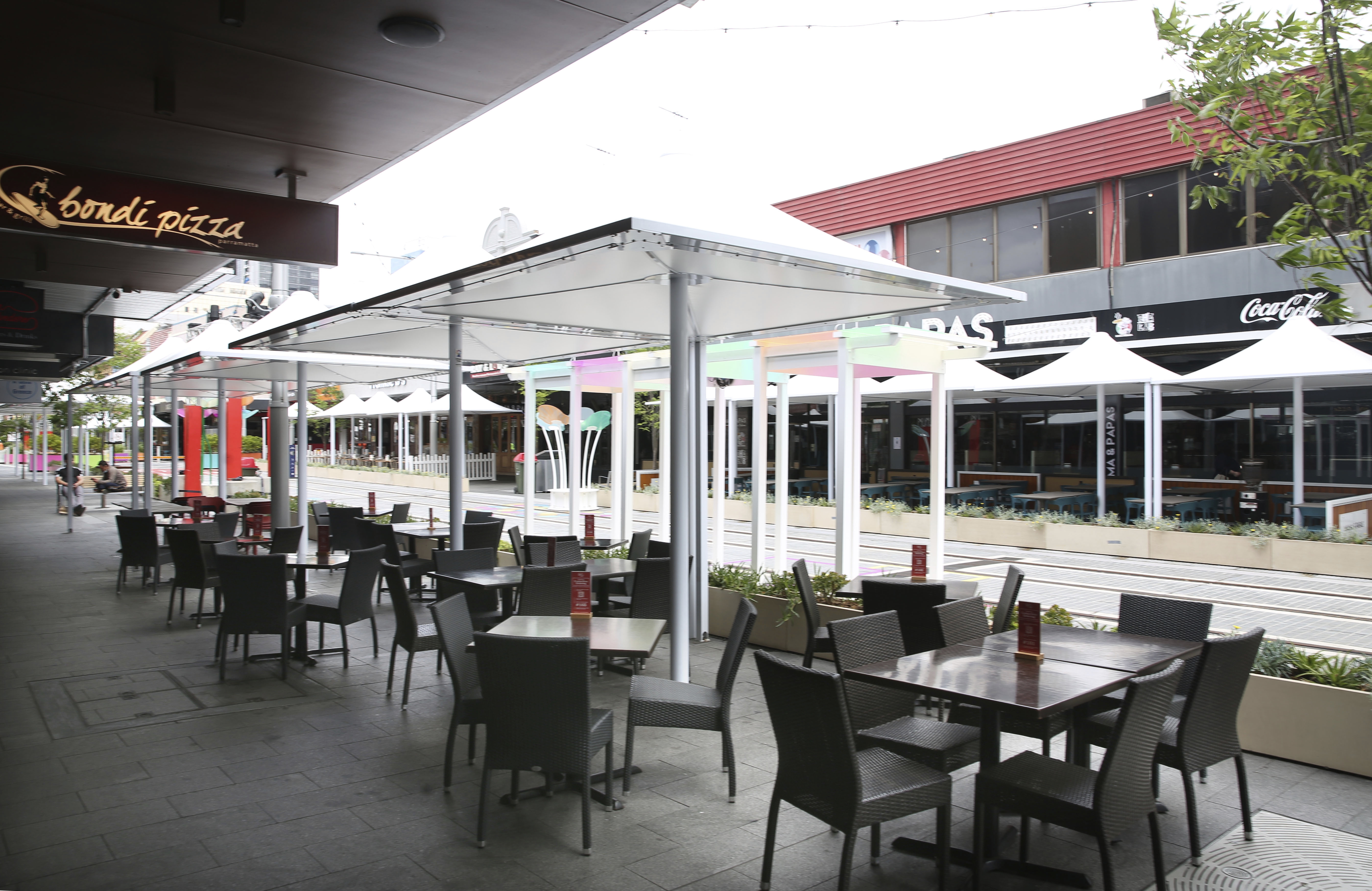 Church Street, Parramatta. Sydney. November 22, 2021. Photograph by James Alcock/SMH.