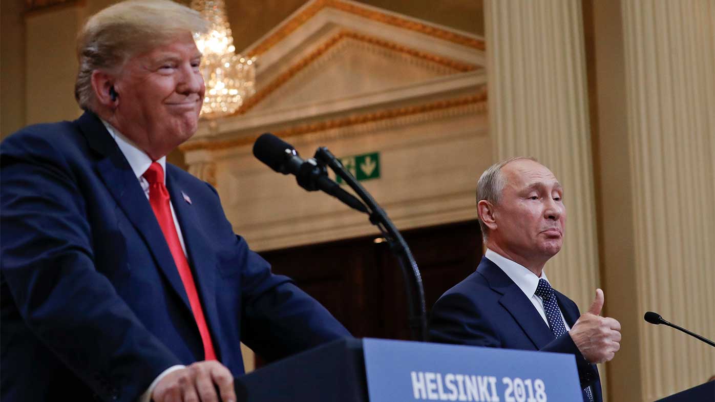 Hillary Clinton warned in 2016 that Donald Trump would be a puppet of Vladimir Putin.