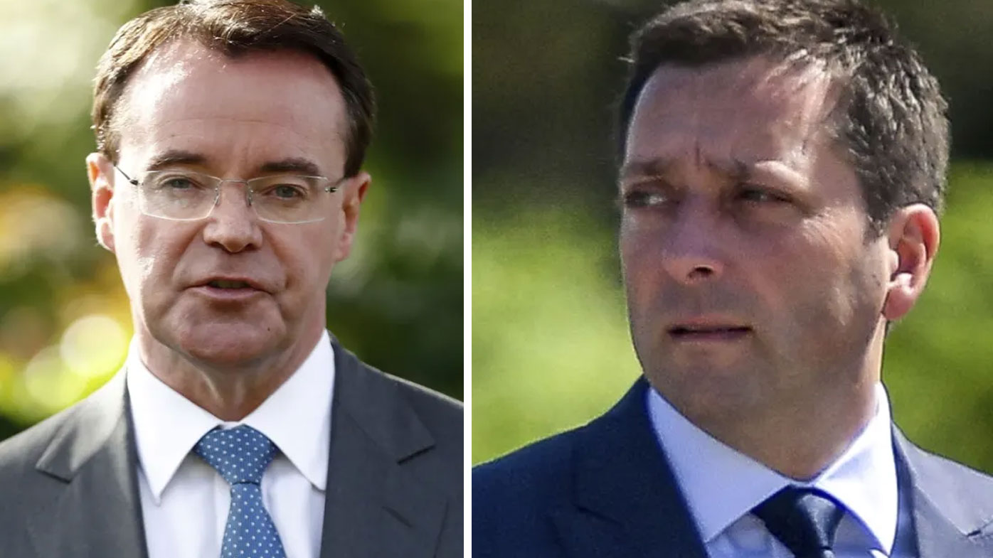 Michael O'Brien (left) and Matthew Guy (right) are now involved in a leadership tussle.