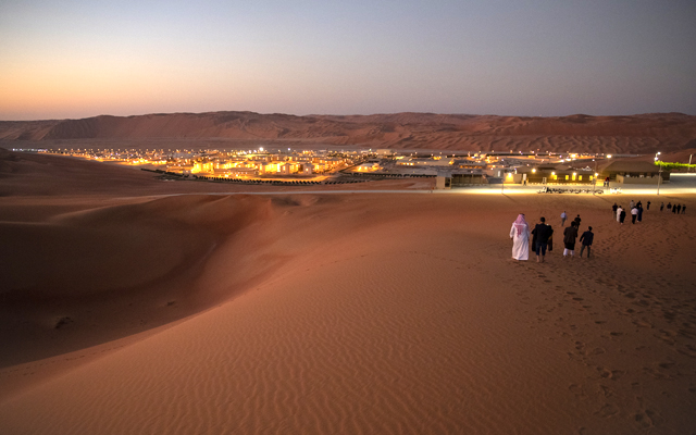 A view of Shaybah oilfield in Rub Al-Khali, Saudi Arabia. The highly anticipated sale of a sliver of the company has been generating global buzz because it could clock in as the world's biggest initial public offering, surpassing record holder Alibaba whose IPO raised $21.8 billion on its first day of trading in 2014. Facebook raised $16 billion in its 2012 IPO.