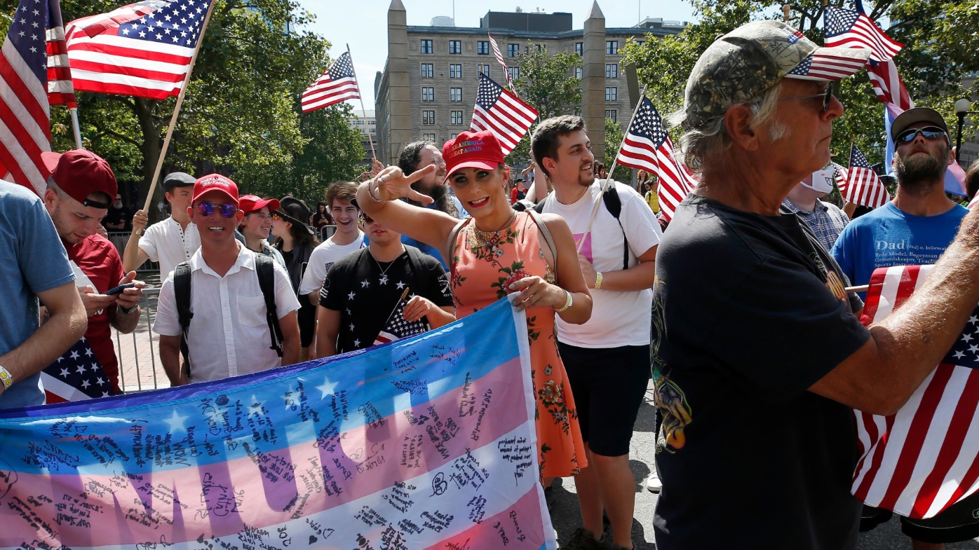 'Straight Pride' parade in Boston draws protests