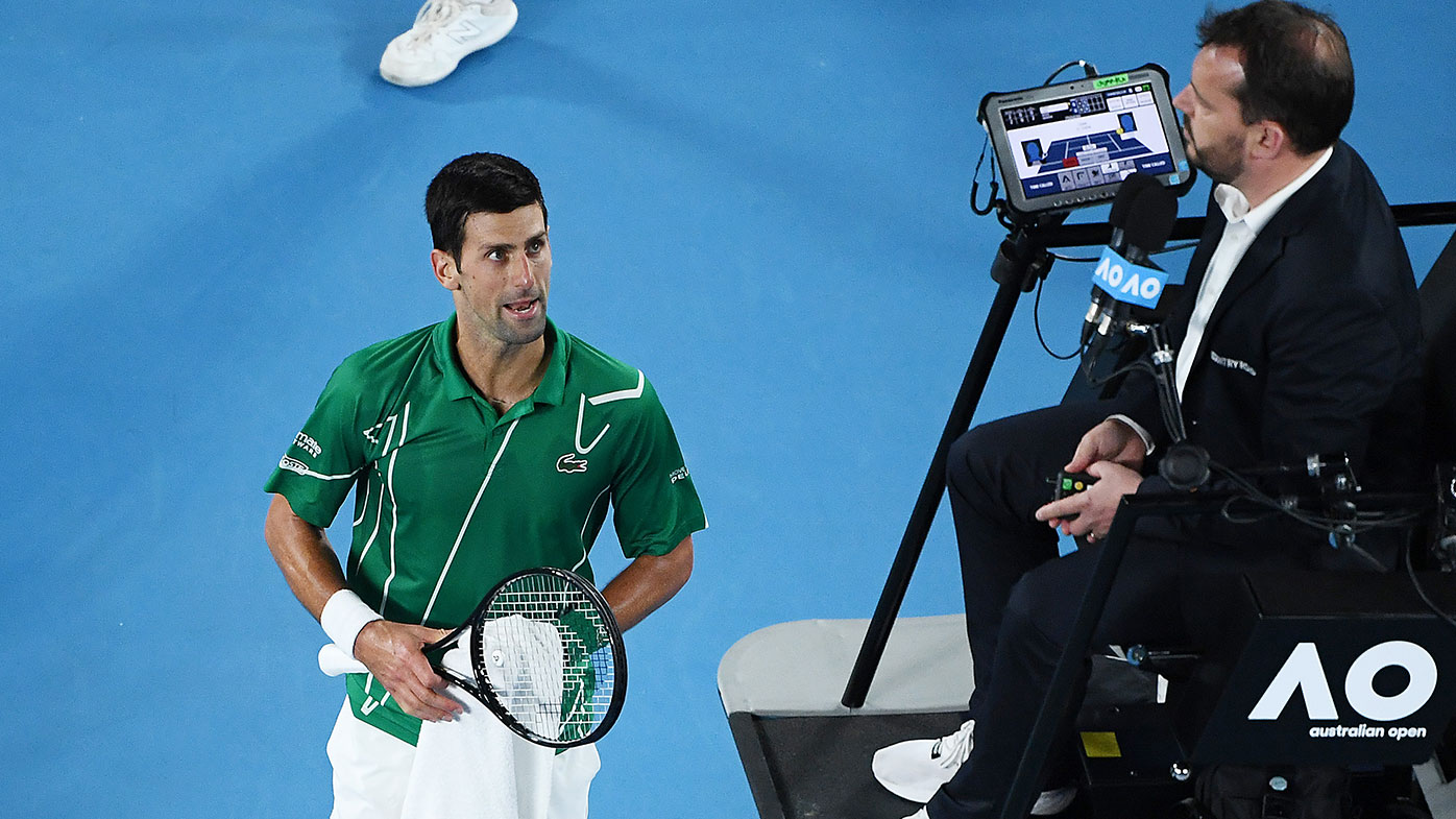 Novak Djokovic touches umpire, Australian Open final video Winner
