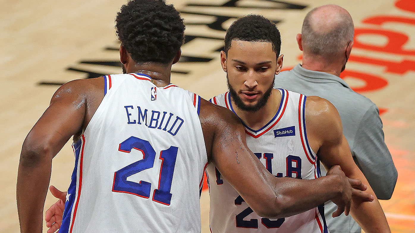 Joel Embiid and Ben Simmons