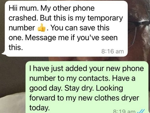 Scam WhatsApp