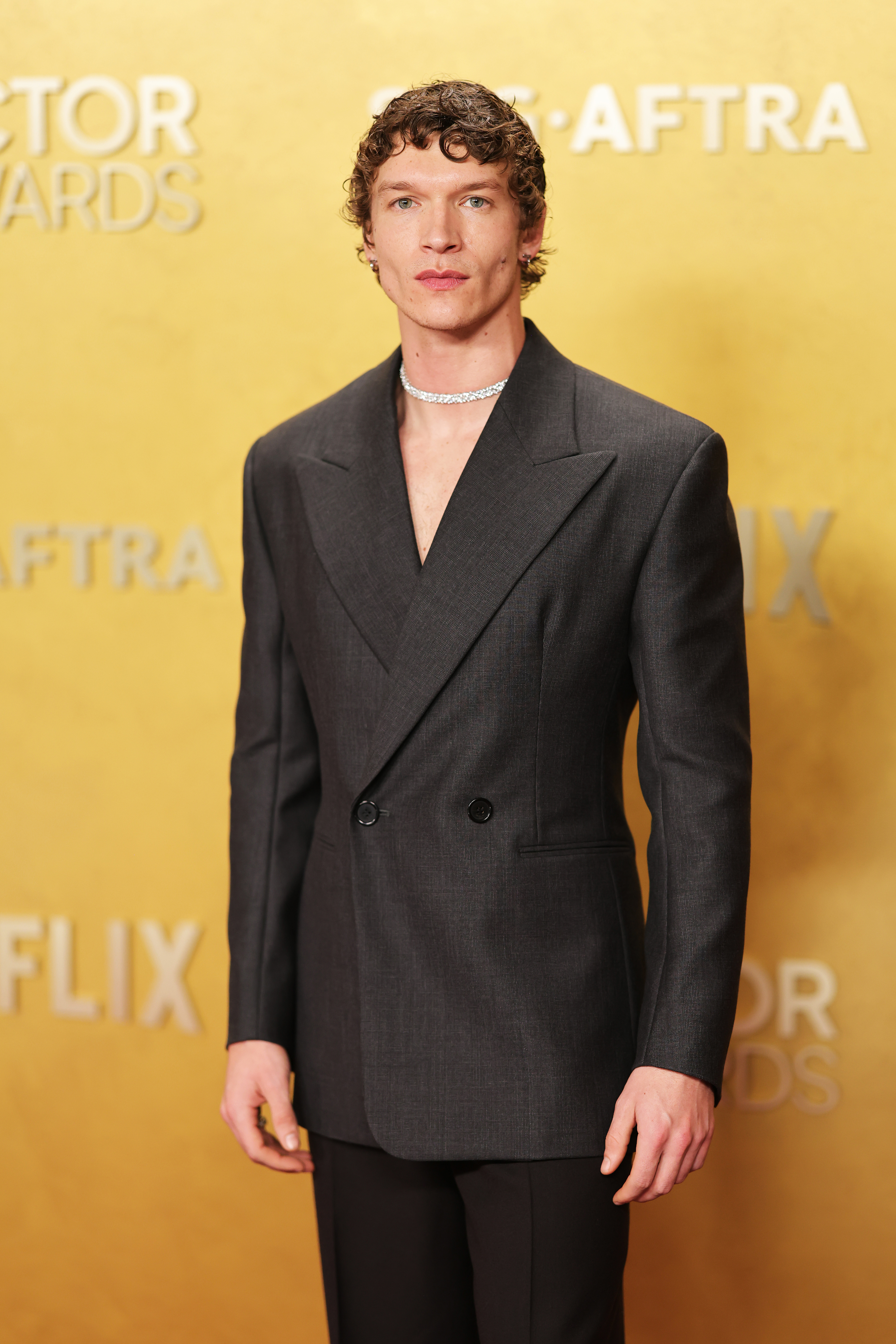Connor Storrie attends the 32nd Annual Actor Awards at Shrine Auditorium and Expo Hall on March 01, 2026 in Los Angeles, California. 