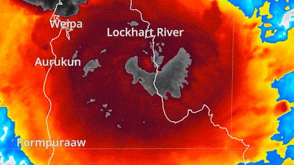 Black vortex blasting at 250km/h strikes land