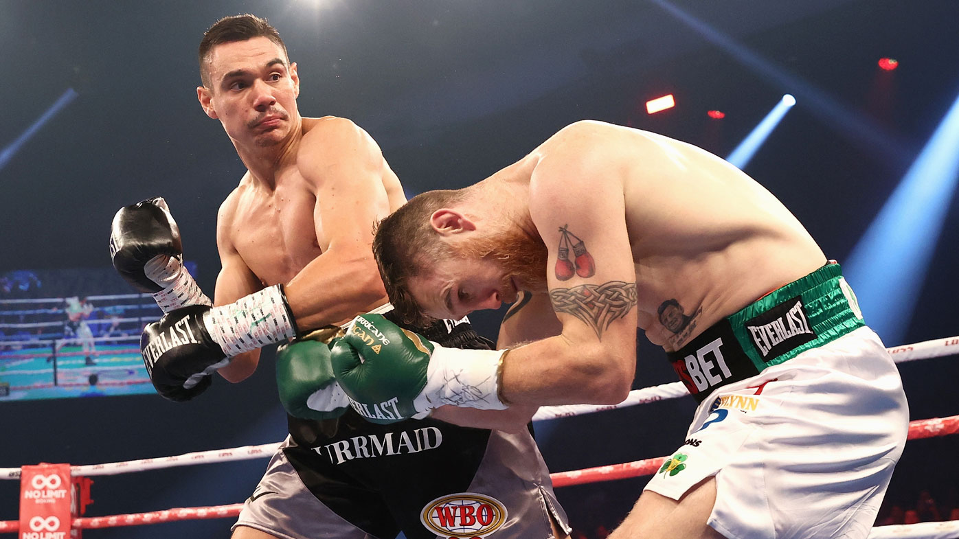 Tim Tszyu Tko Dennis Hogan Boxing Trainer Asks Legend If He Did Right Thing By Throwing In Towel