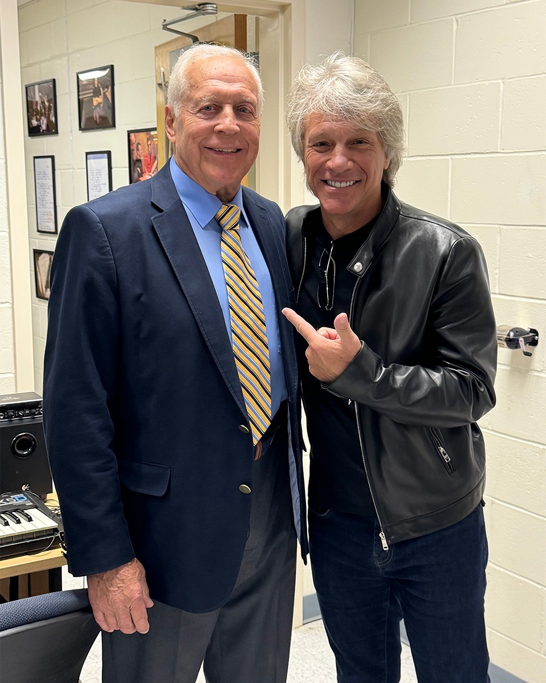 Bon Jovi returns to his high school as auditorium is named after him