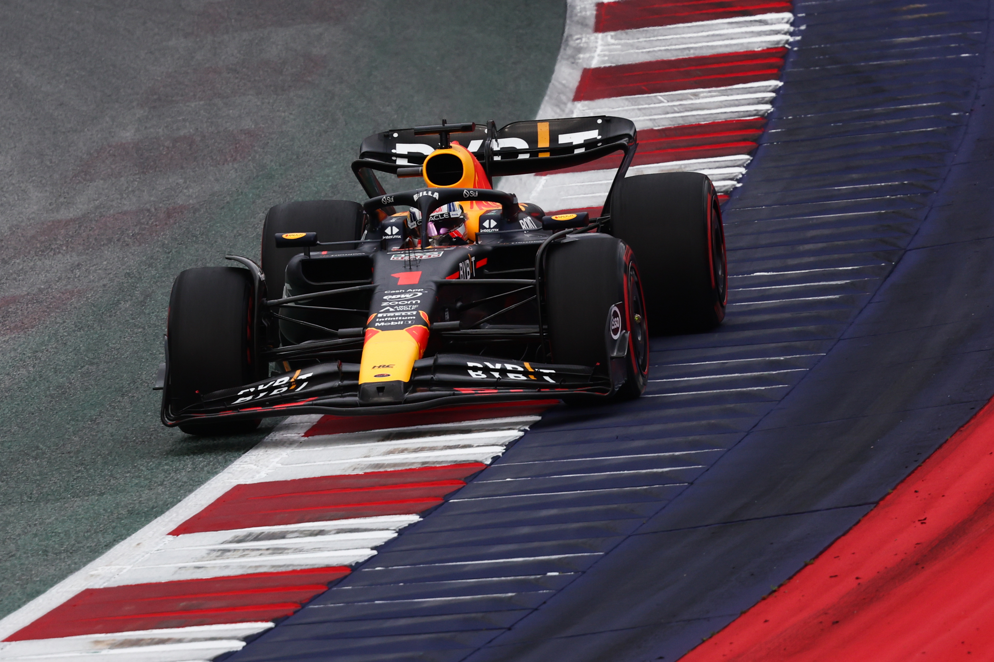 Max Verstappen of Red Bull Racing during qualifying ahead of the Formula 1 Austrian Grand Prix at Red Bull Ring in Spielberg, Austria on June 30, 2023. (Photo by Jakub Porzycki/NurPhoto)