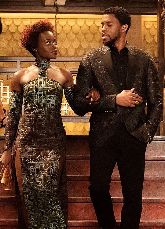 Lupita Nyong'o, Chadwick Boseman, film Black Panther