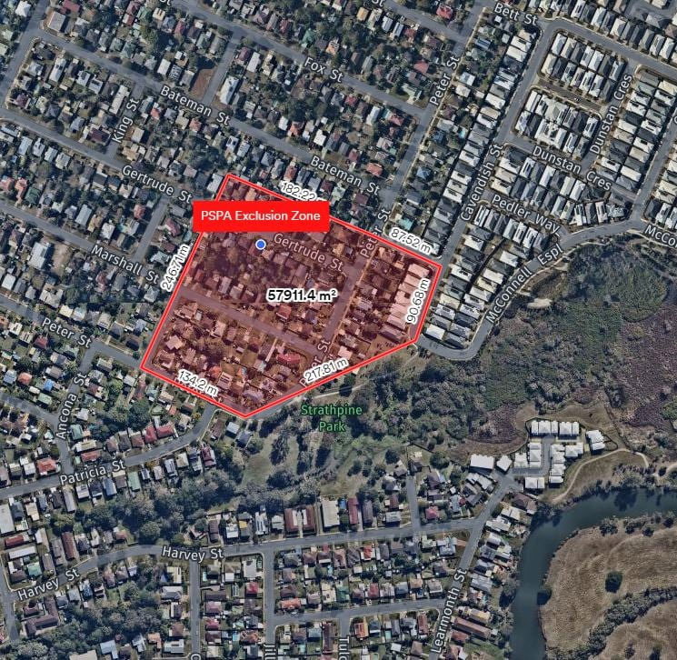 Some Strathpine streets are in lockdown
