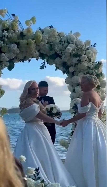 Rebel Wilson Ramona Agruma wedding