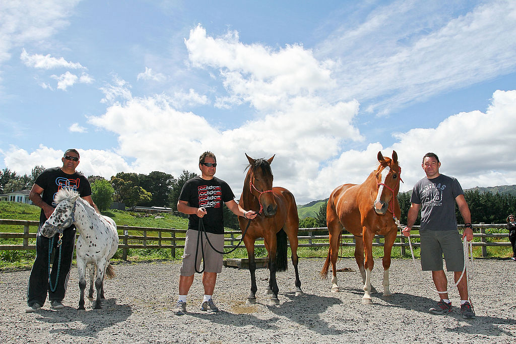 Highlanders coach Jamie Joseph and Chiefs coach Dave Rennie in 2011.