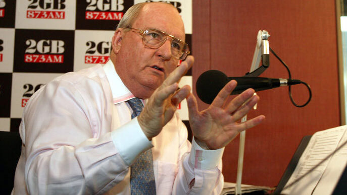 Veteran broadcaster Alan Jones.