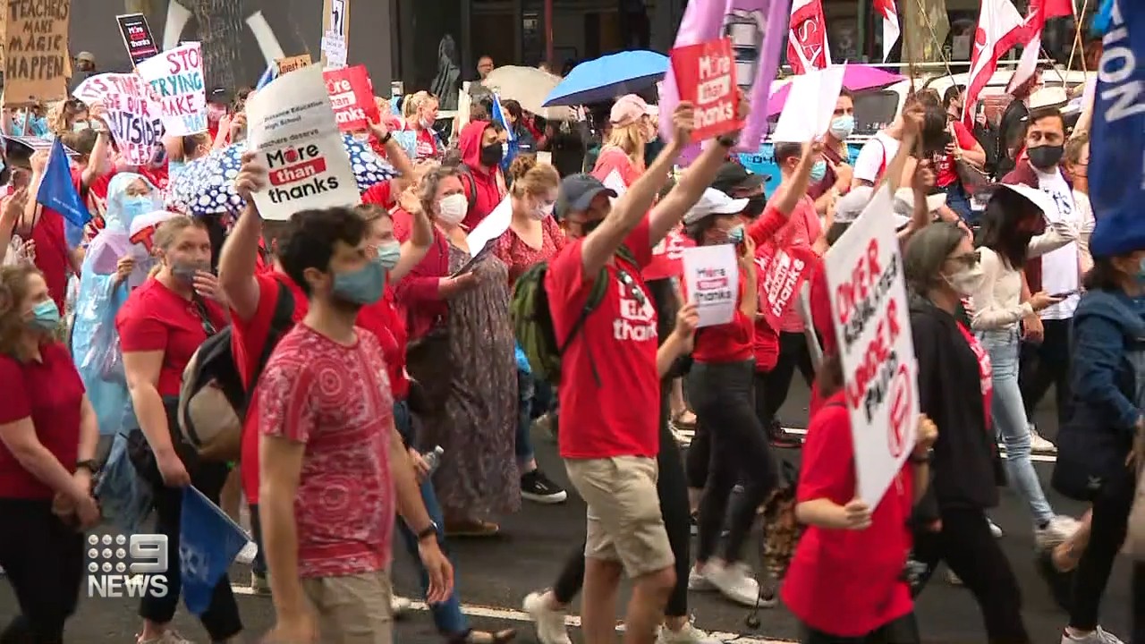 The Teachers Federation has rejected an 11th hour bid from the State Government, designed to stop the 24 hour strike on May 4. 