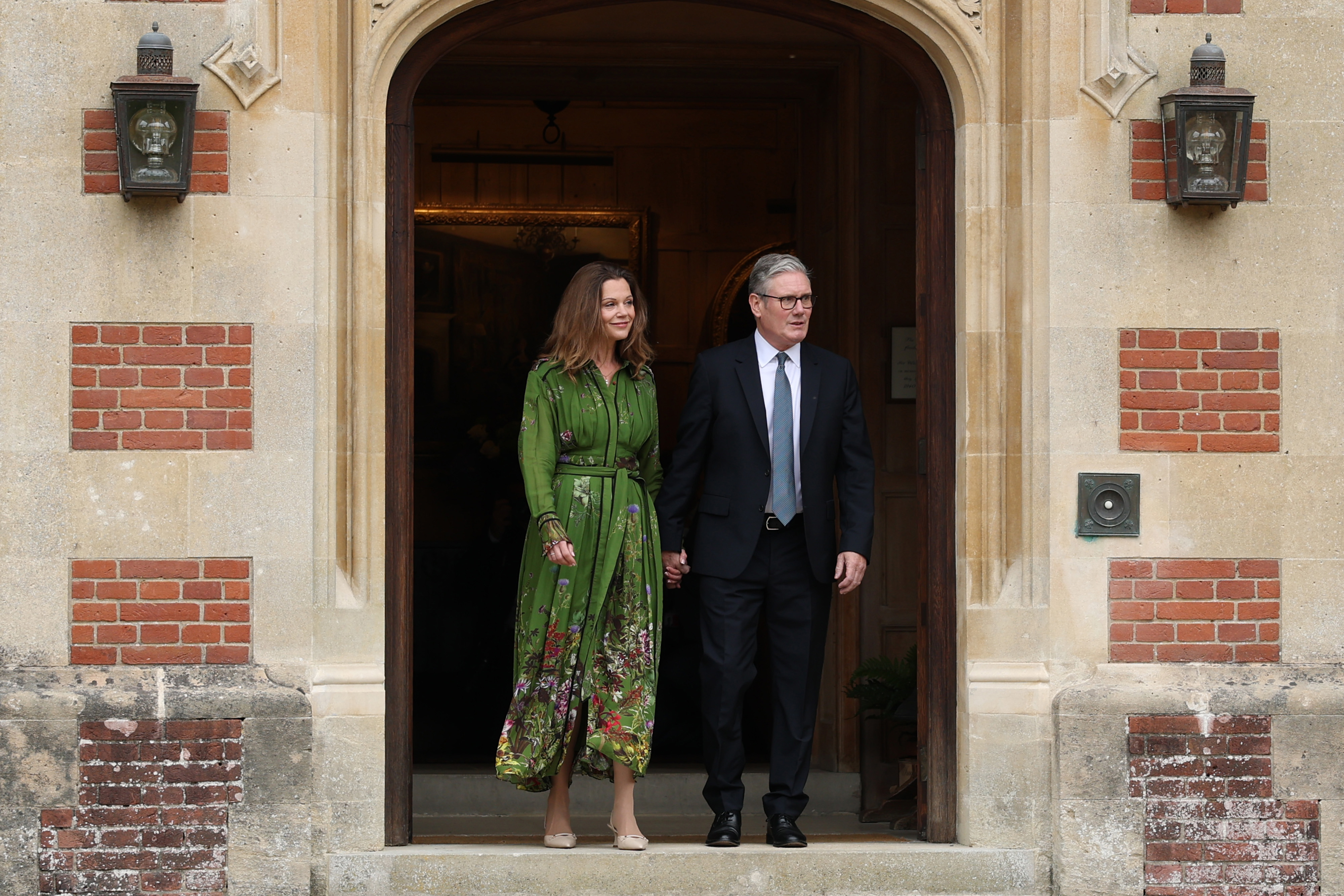 Keir Starmer and Victoria Starmer 