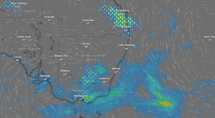 Severe storms south-eastern Australia