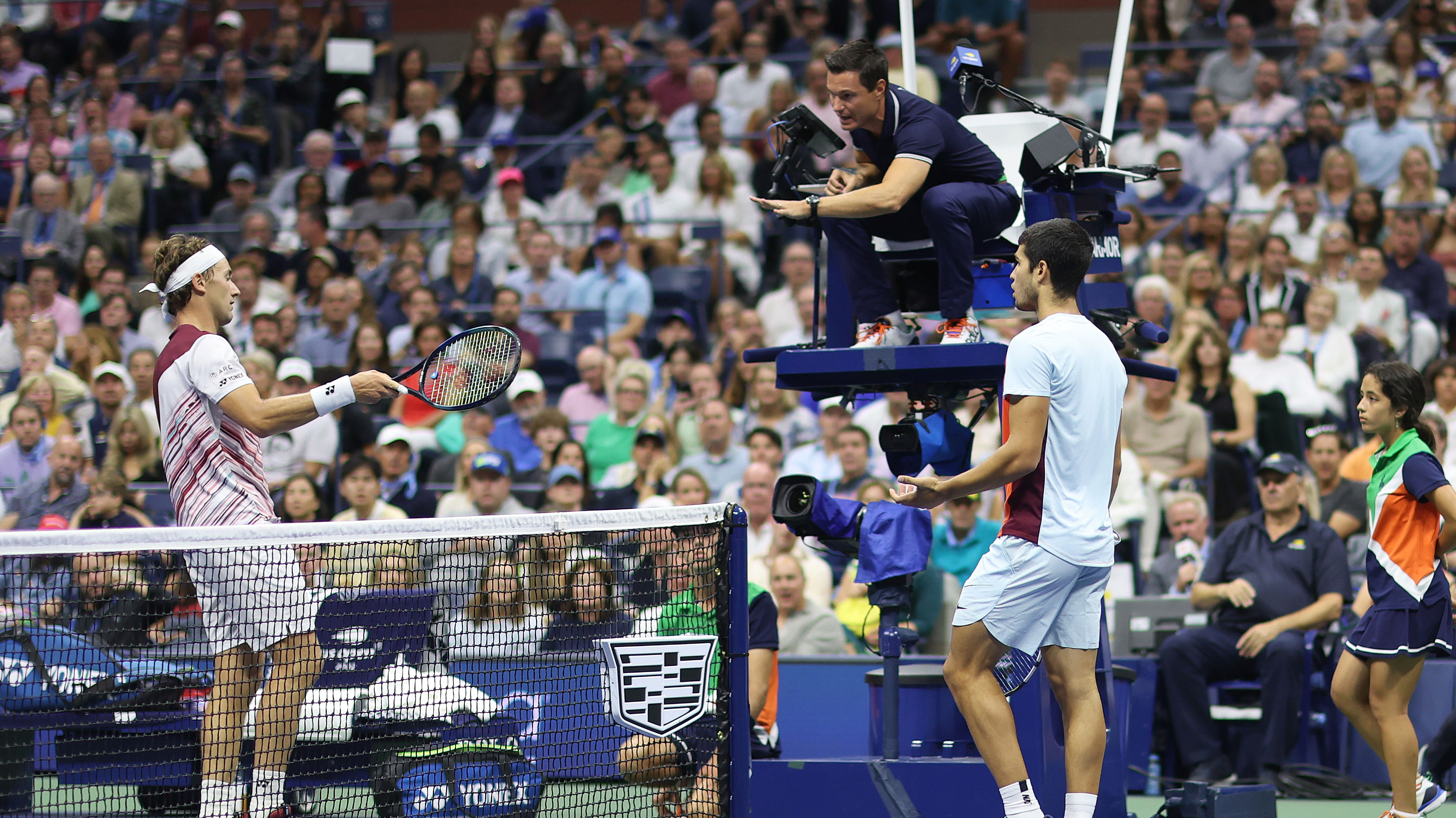 US Open final results 2022 Carlos Alcaraz vs Casper Ruud Alcaraz wins