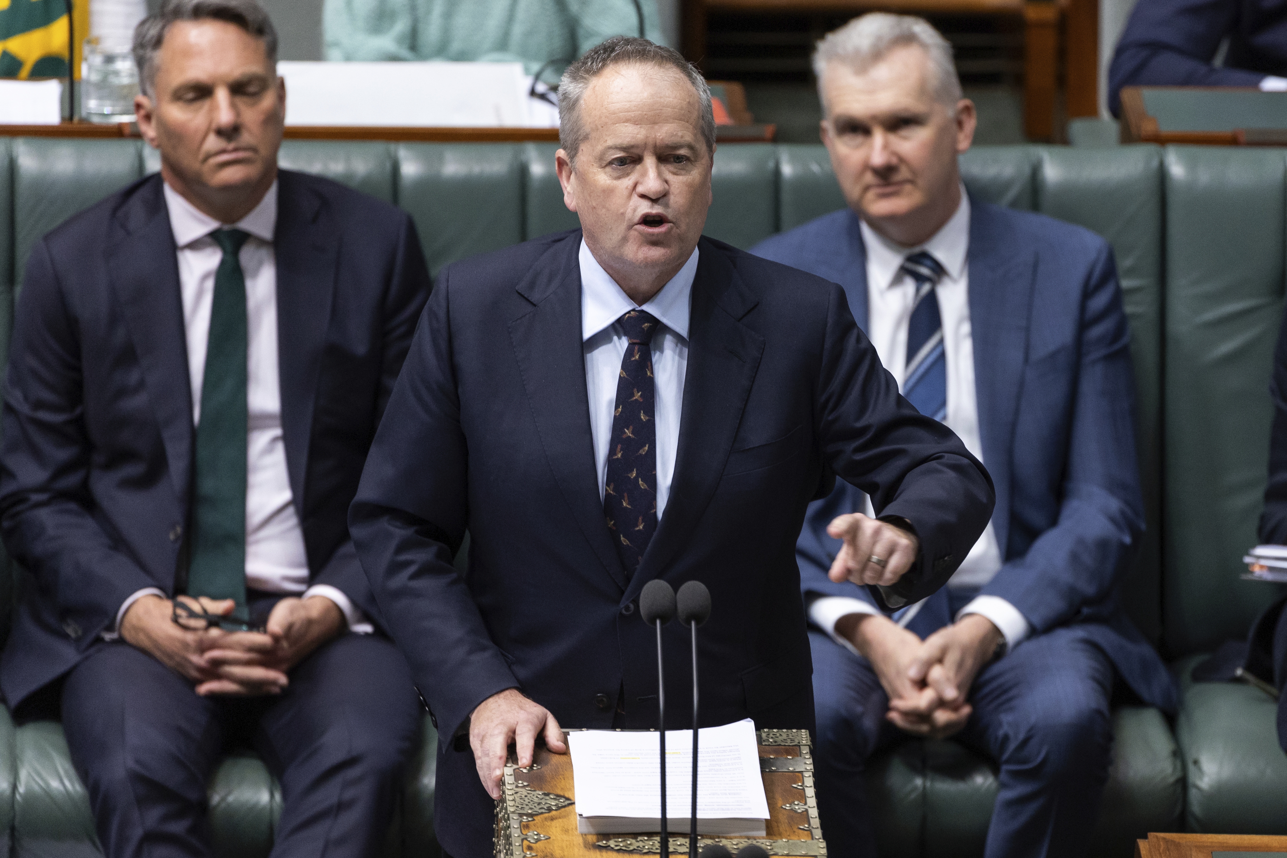 Bill Shorten during Question Time 