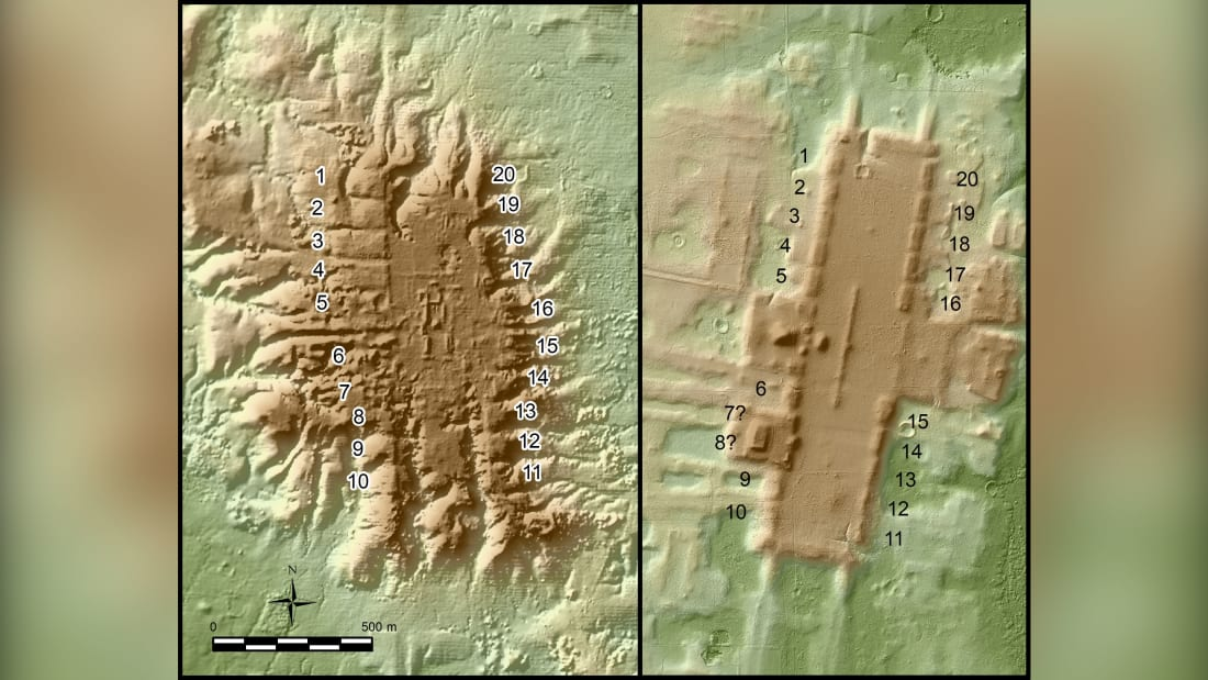 Aerial remote-sensing of a large region of Mexico has revealed hundreds of ancient Mesoamerican ceremonial centres. 