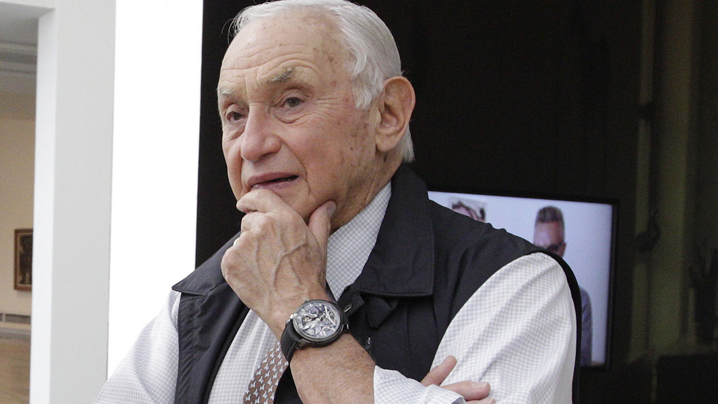 FILE - This Sept. 19, 2014 file photo shows retail mogul Leslie Wexner, at the Wexner Center for the Arts in Columbus, Ohio. Wexner, who founded L Brands, will step down as chairman and CEO after the transaction is completed and become chairman emeritus. (