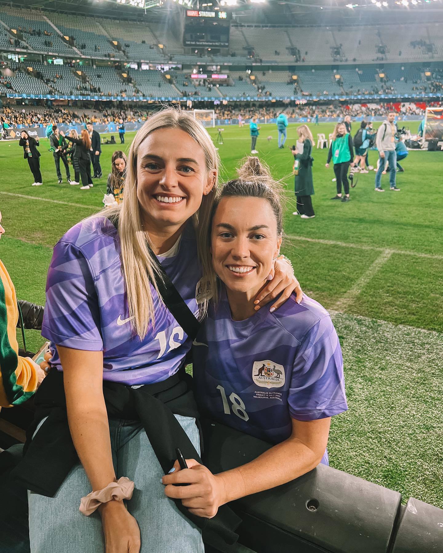 Mackenzie Arnold and Kirsty Smith