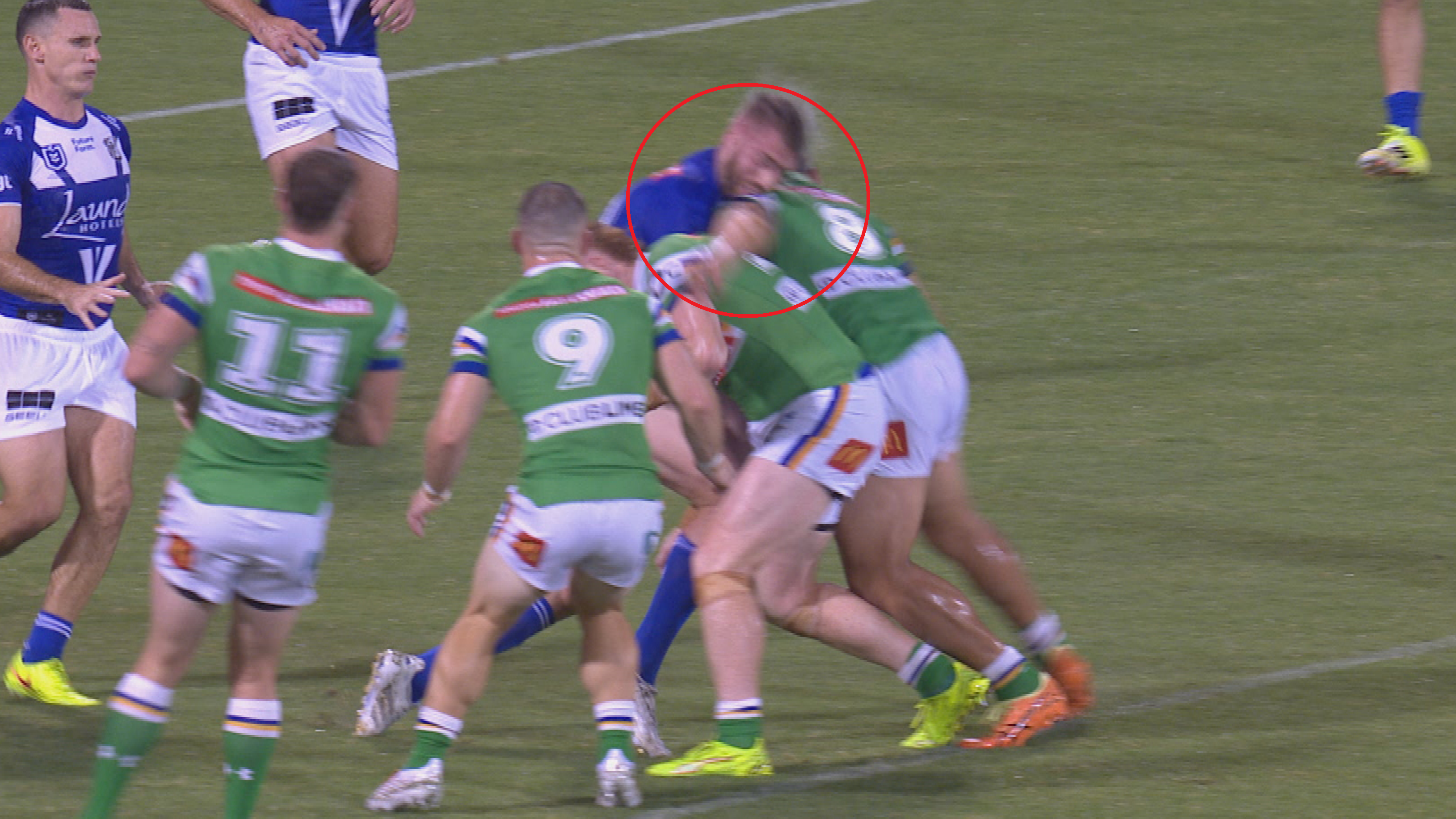 'Swinging arm' sparks fury as Raiders lose rainy thriller