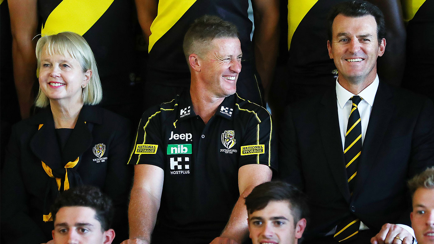 Peggy O'Neal, Damien Hardwick, Brendon Gale