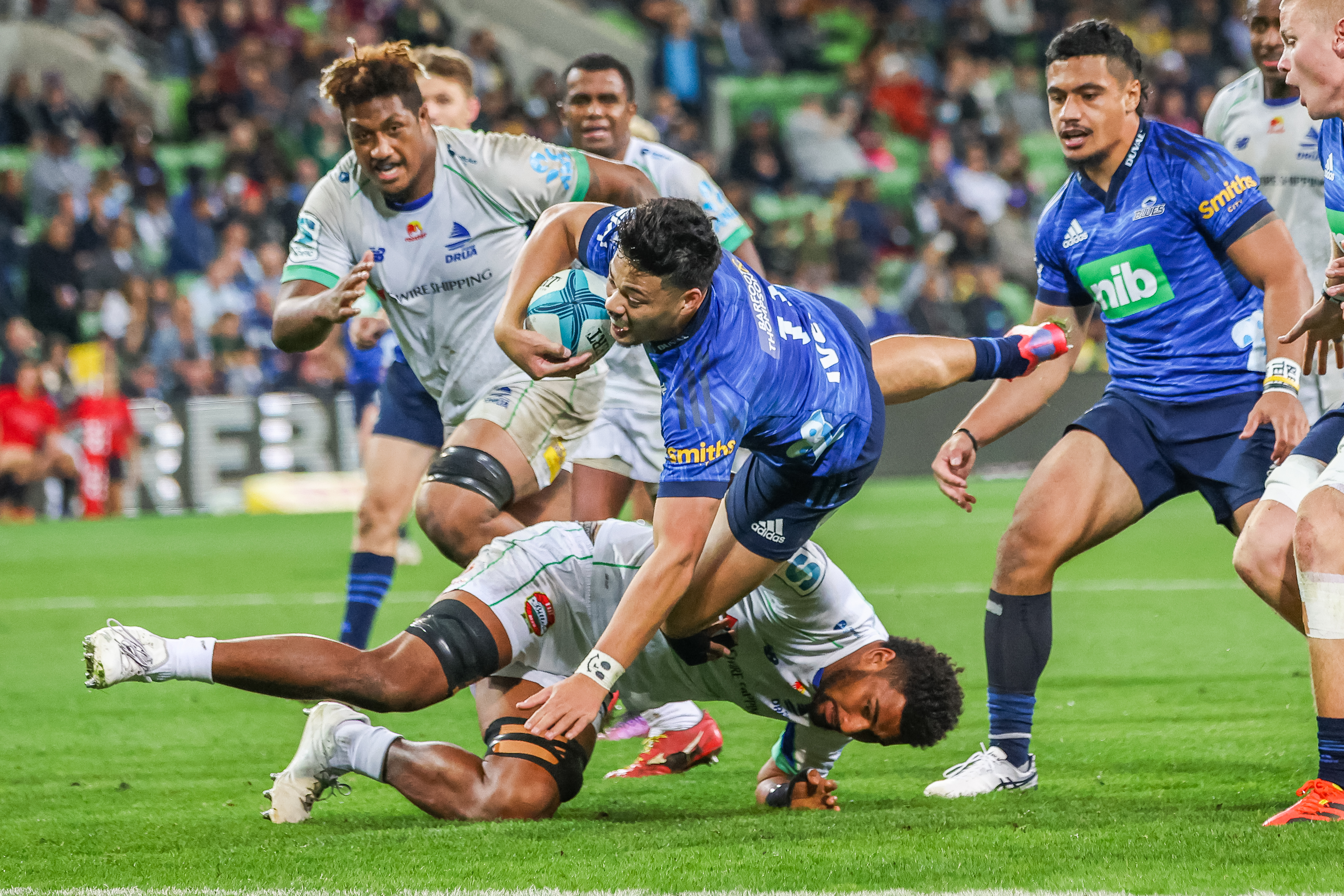 Super Rugby Pacific Blues vs Fijian Drua, Super Round highlights, video, scores, result