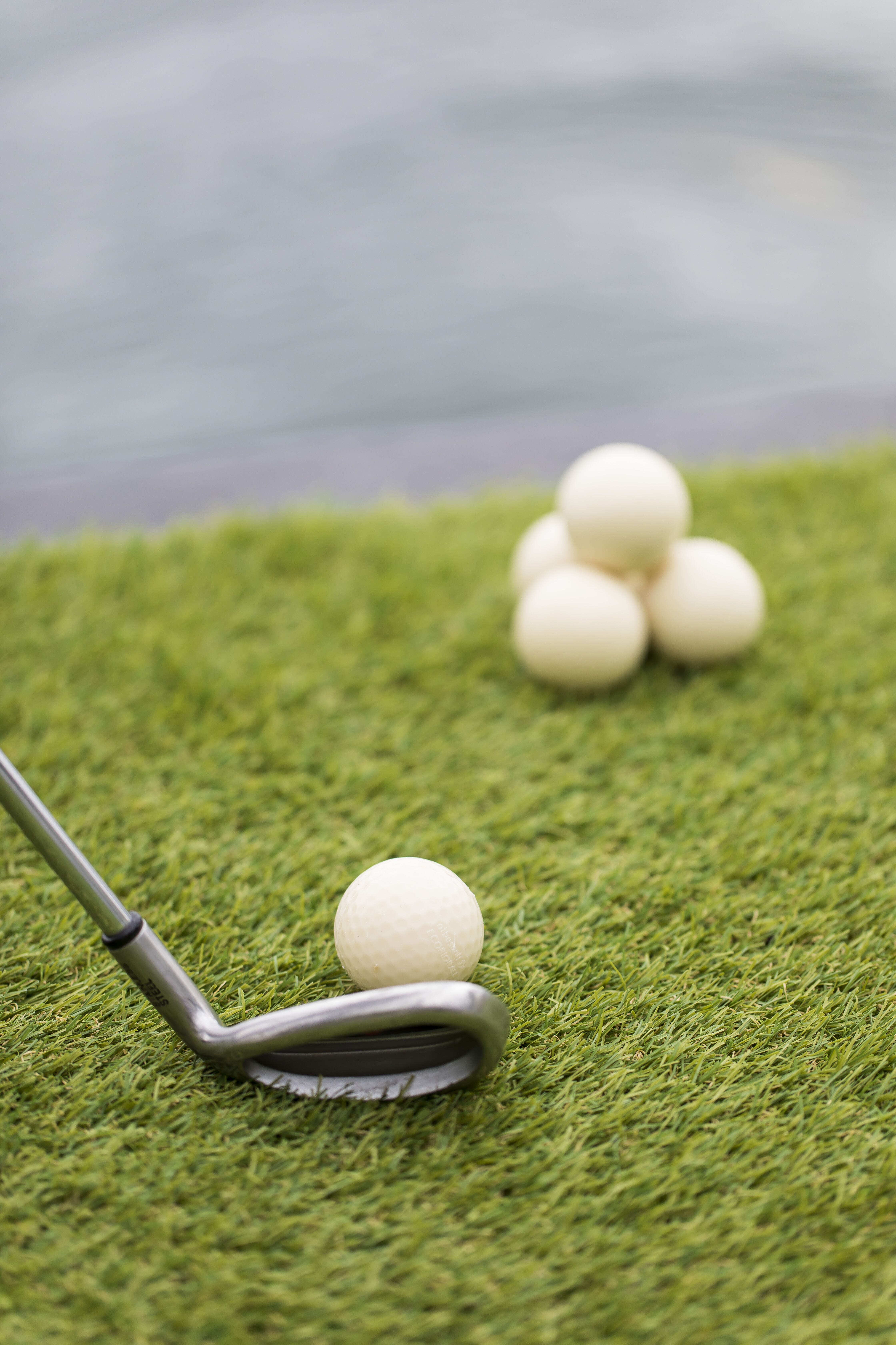 The golf balls used at Pier One Sydney Harbour are completely bio-degradable and full of fish food.
