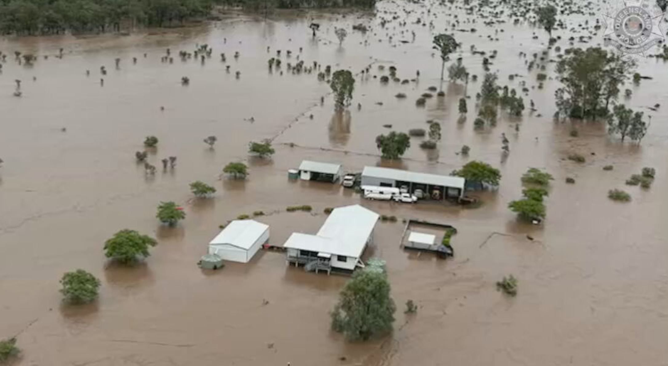 Flooding in Queensland caused by ex-Tropical Cyclone Koji