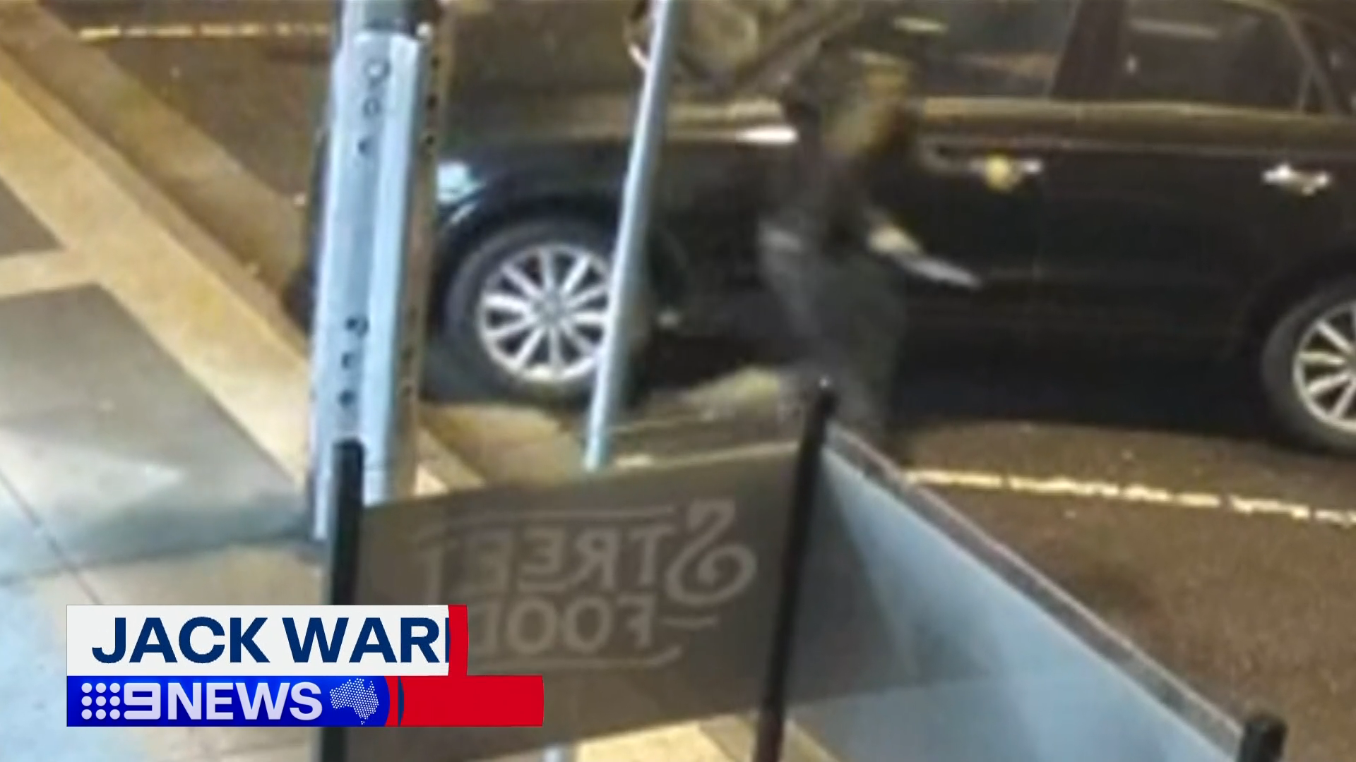 The woman was ambushed while waiting near a laundromat this morning.