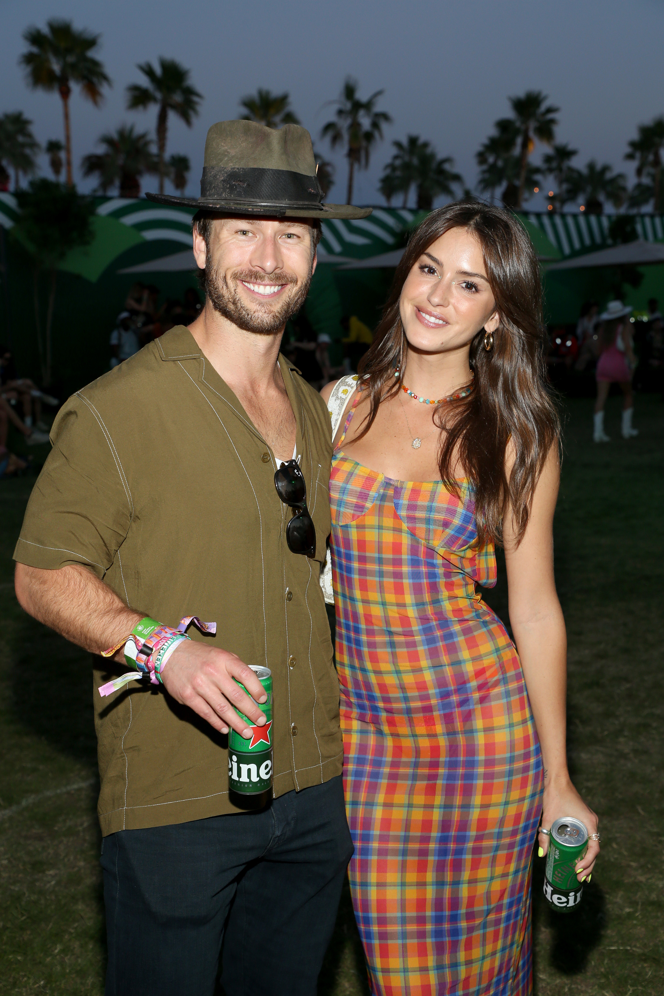 Gigi Paris and Glenn Powell