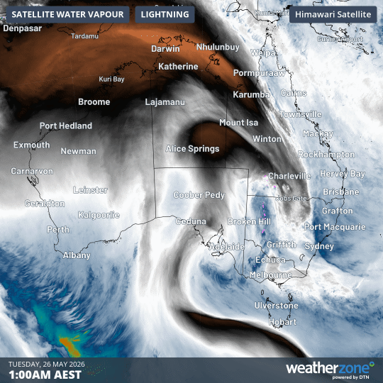 Slow-moving troughs and a low-pressure system are pelting Sydney and New South Wales with rain.