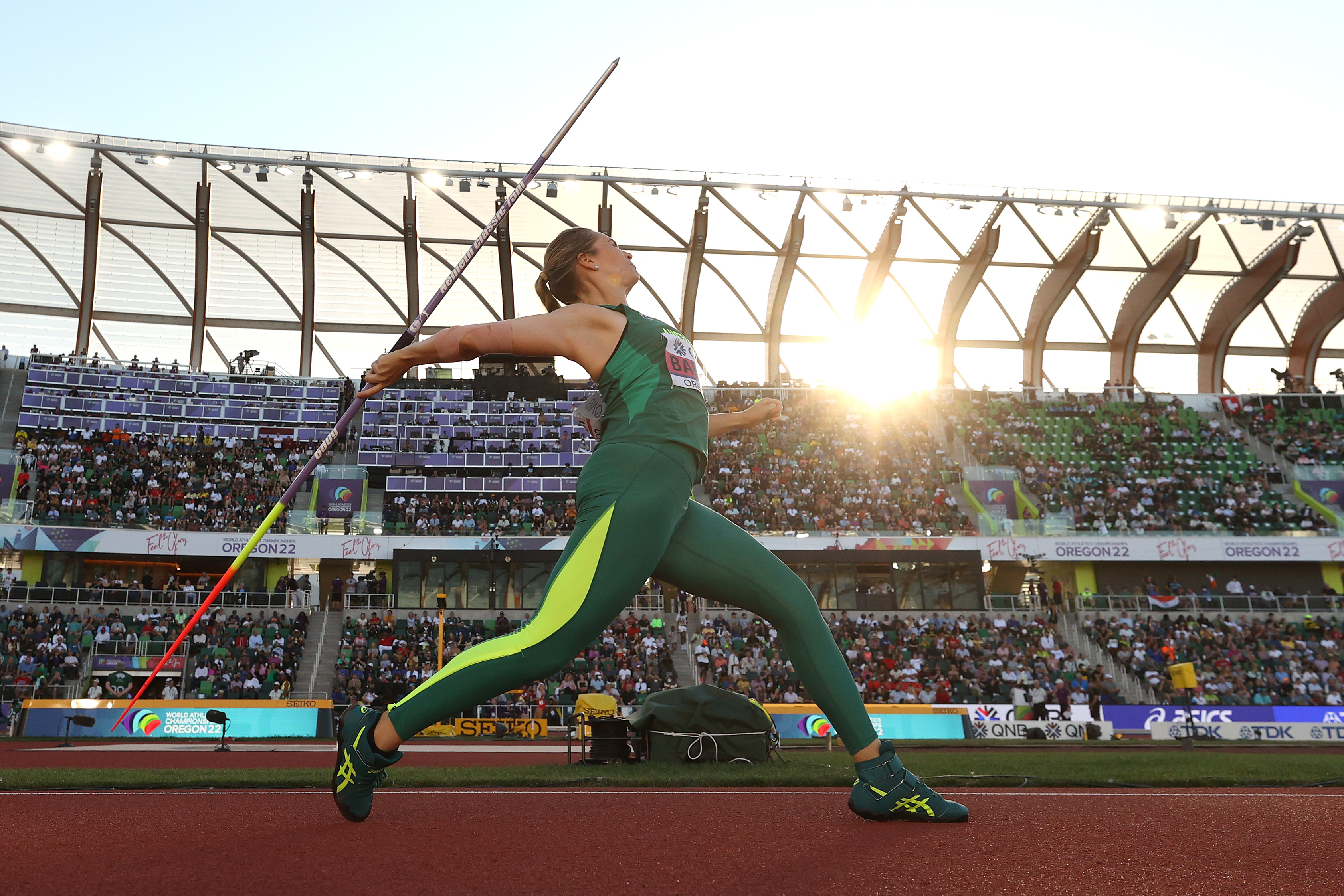 world championships 2022 KelseyLee Barber first woman to