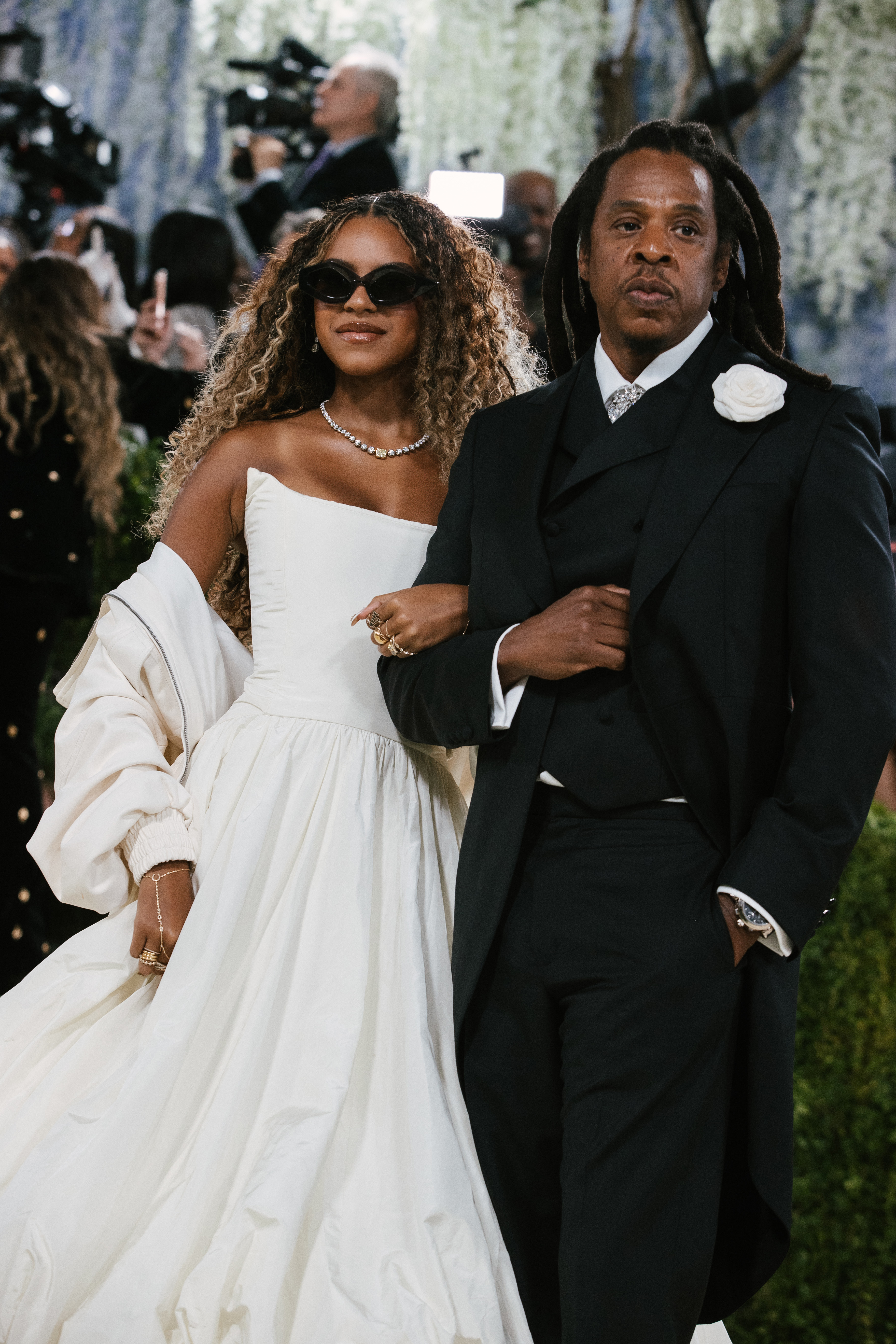 Blue Ivy Carter and Jay-Z at The 2026 Met Gala Celebrating 