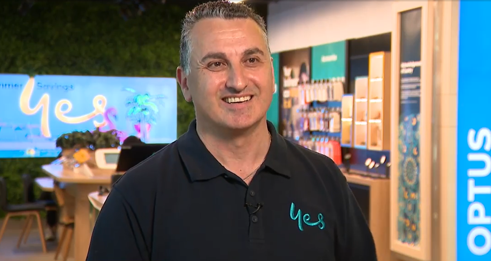 Optus' customer solutions managing director Anthony Shiner.