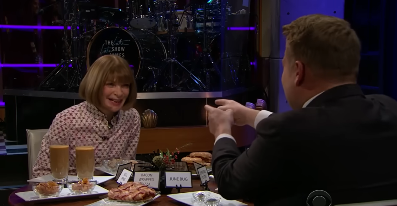 Anna Wintour on The Late Late Show with James Corden