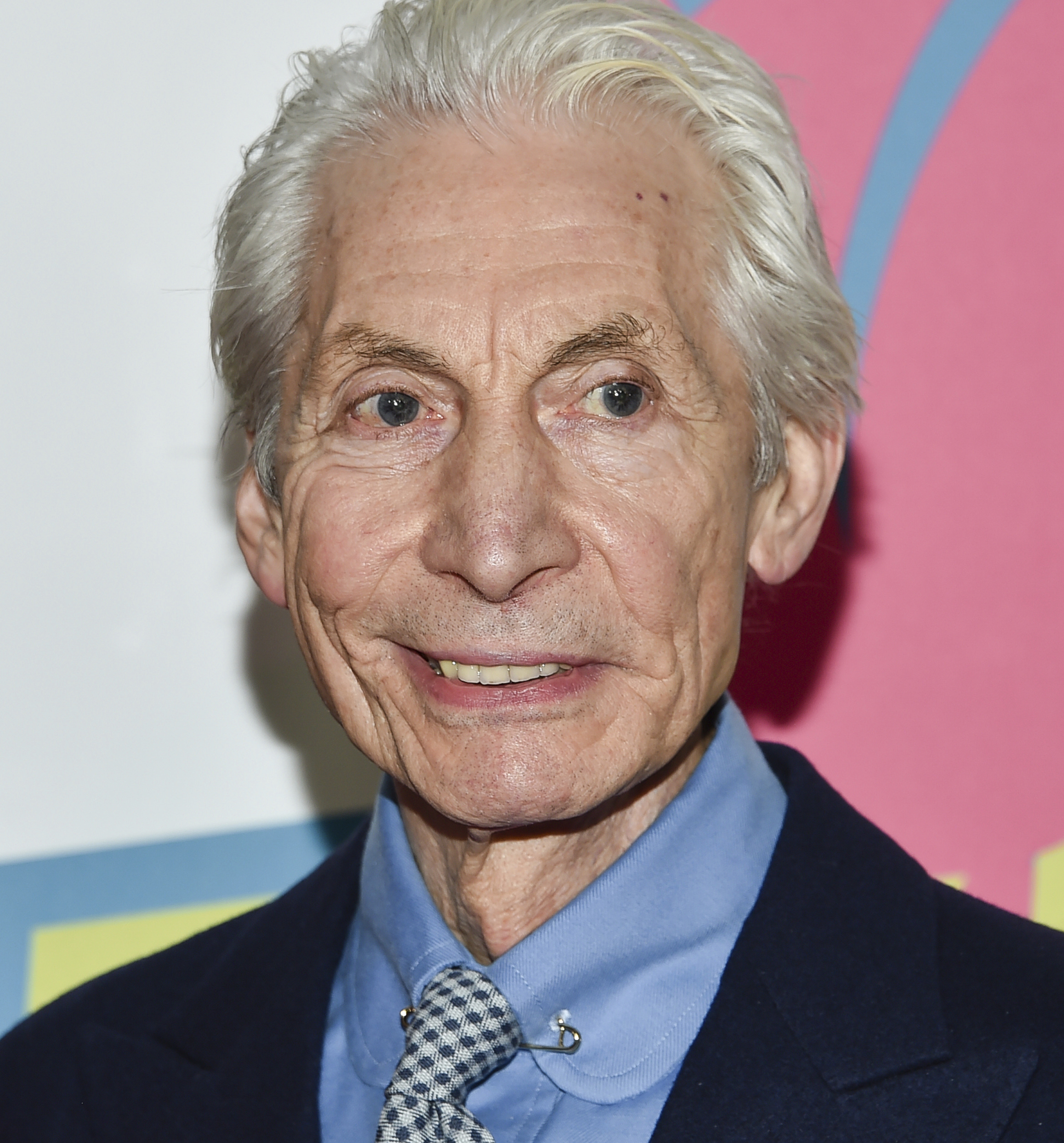 Rolling Stones Drummer Charlie Watts attends The Rolling Stones "Exhibitionism" exhibit opening night party on Nov. 15, 2016, in New York. 