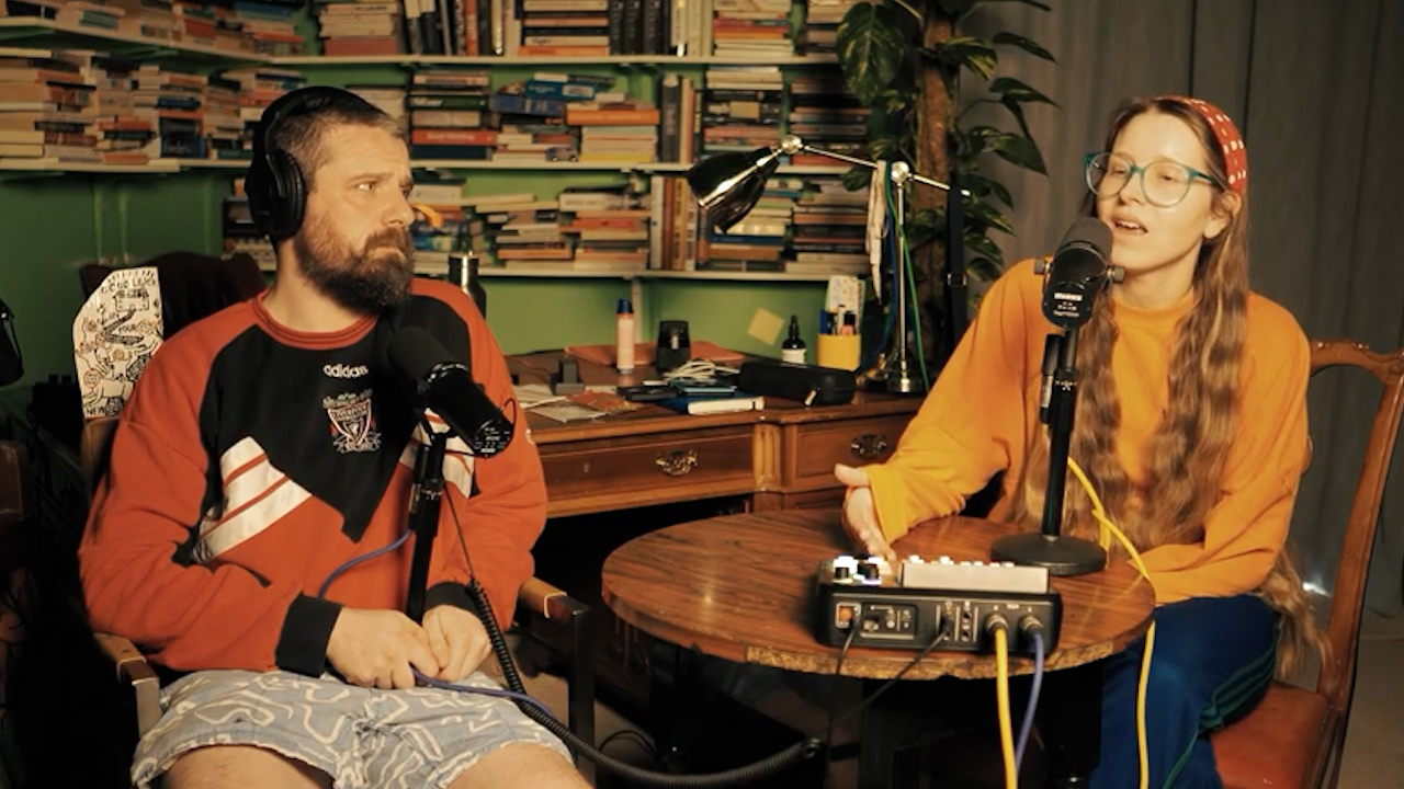 Jessie Cave and Alfie Brown podcast