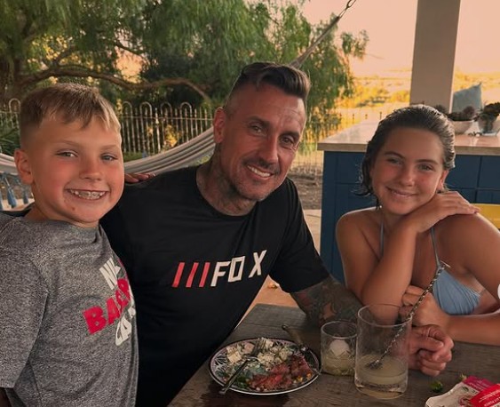 Pink took to Instagram in 2025 to wish husband Carey Hart, pictured with children Jameson and Willow, a happy 50th birthday.