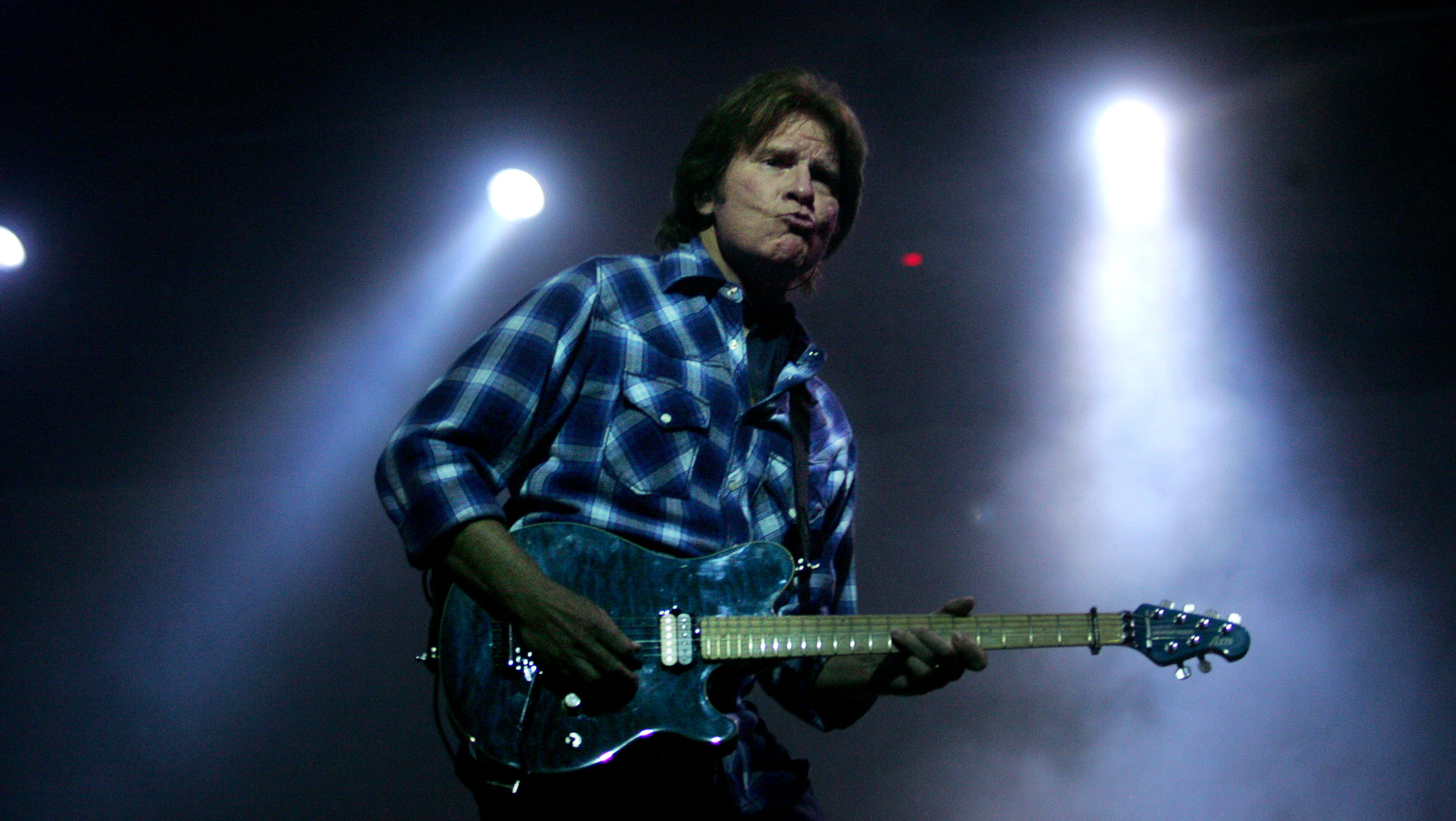 PHOTOGRAPHER-NCH- East Coast Blues Festival Byron Bay 2008 SLIDESHOW.  Pic shows John Fogerty.  Mon 24th March 2008 Photo by Natalie Grono SPECIAL BLUESFES