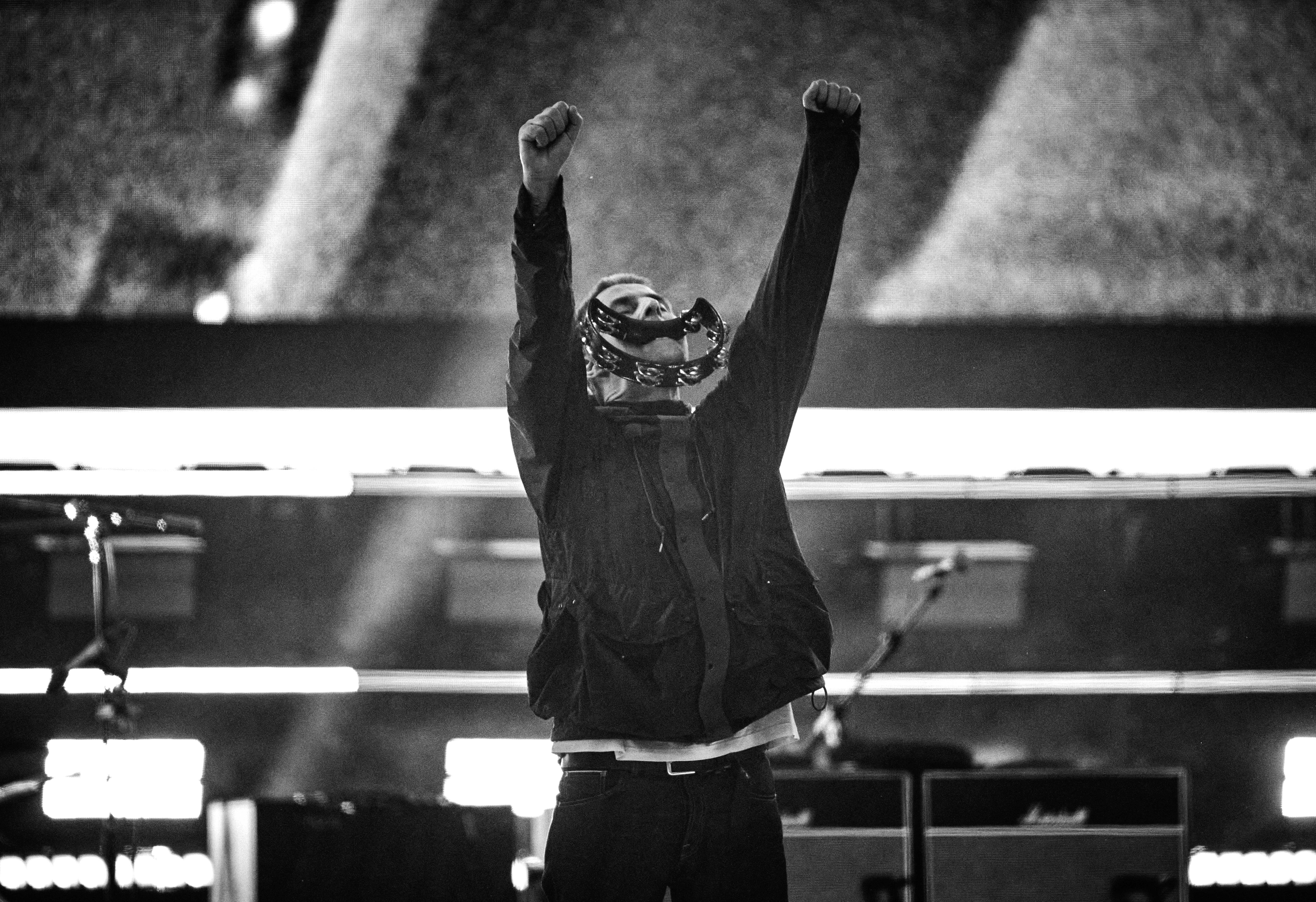 Oasis first reunion concert in Cardiff, Liam Gallagher and Noel Gallagher