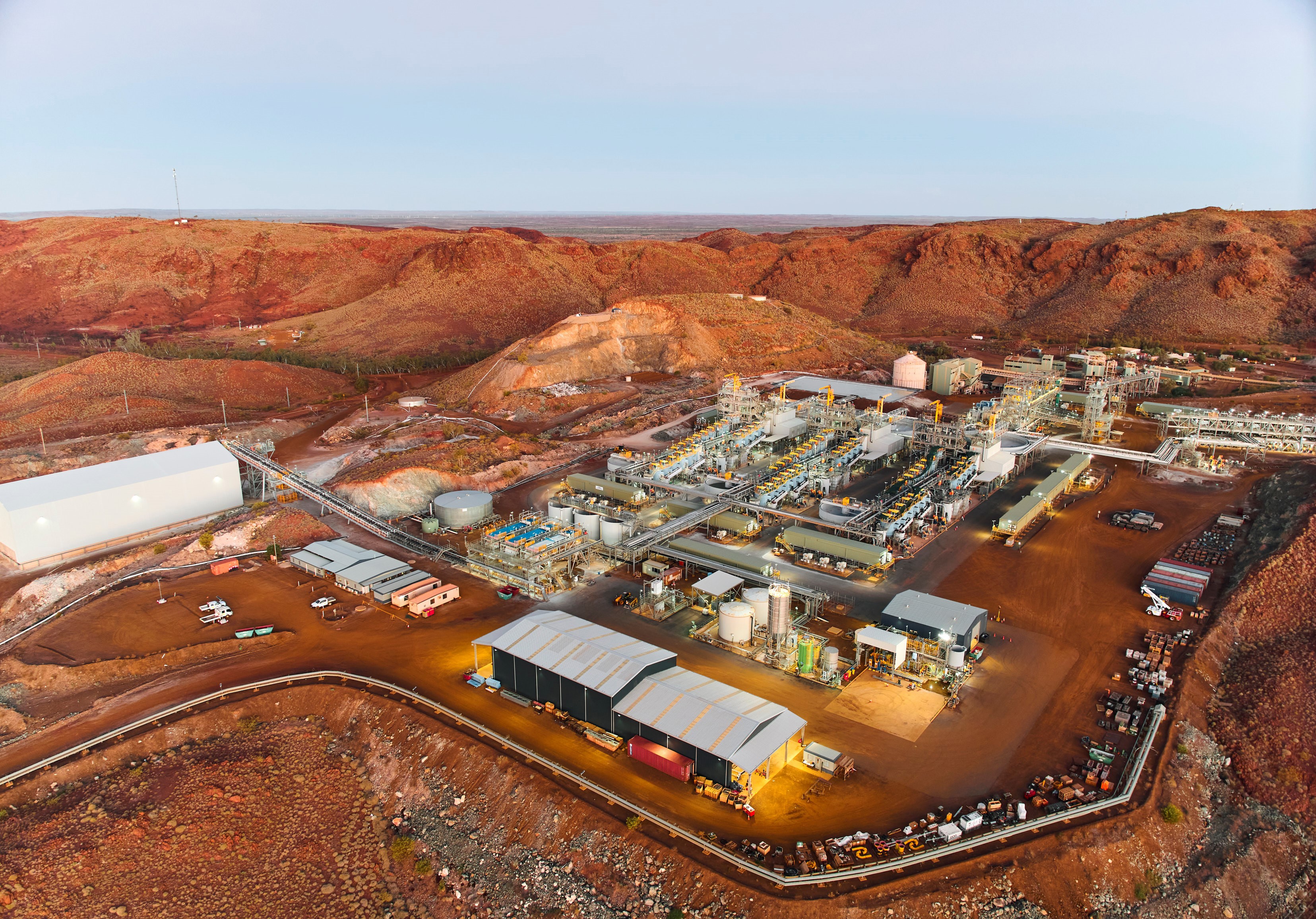 The Wodgina lithium mine and processing plant in WA.