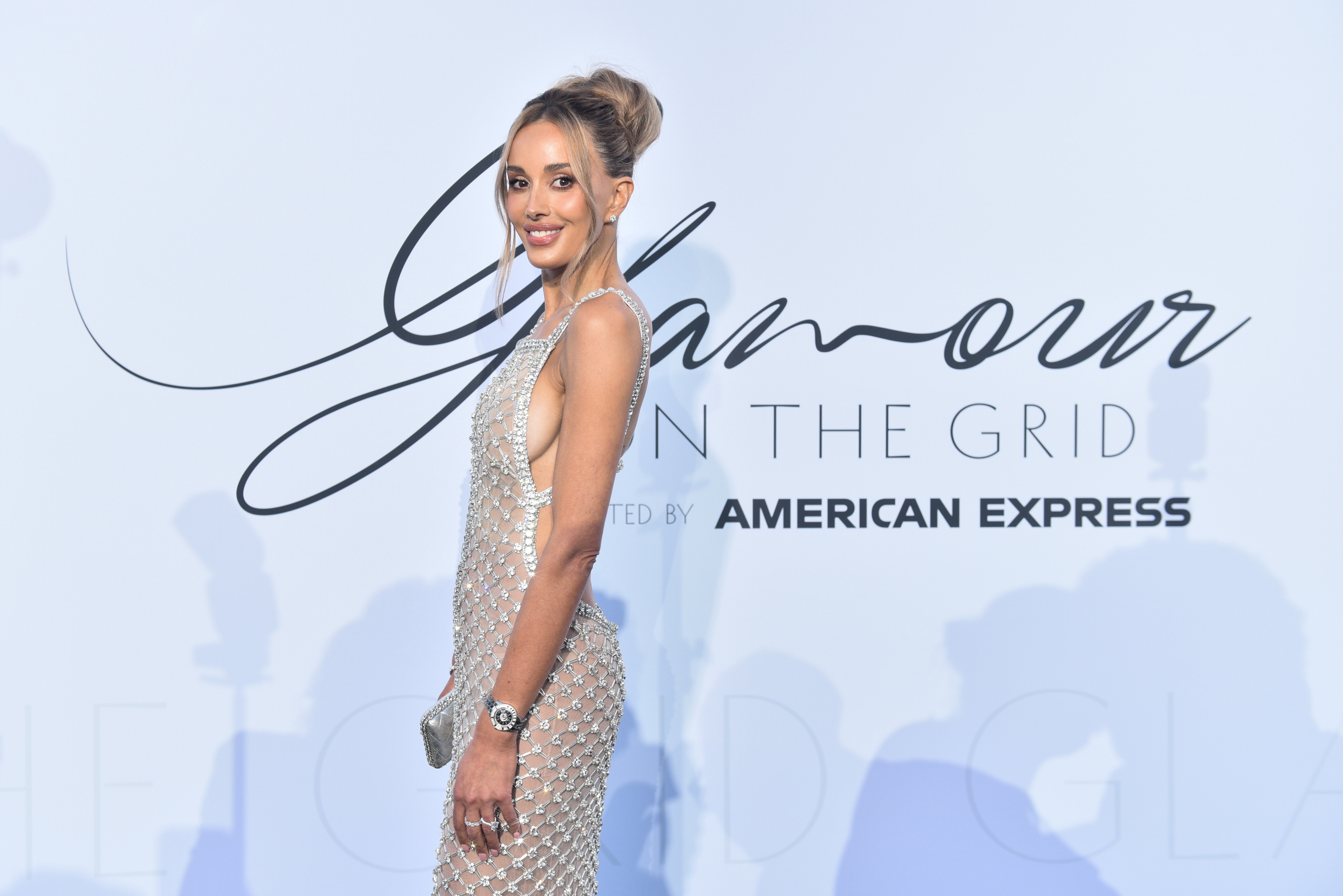 Rebecca Judd attends Glamour On The Grid at Albert Park Grand Prix Circuit on March 04, 2026 in Melbourne, Australia. 