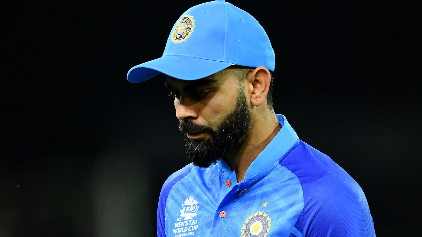 Virat Kohli in action at the T20 World Cup