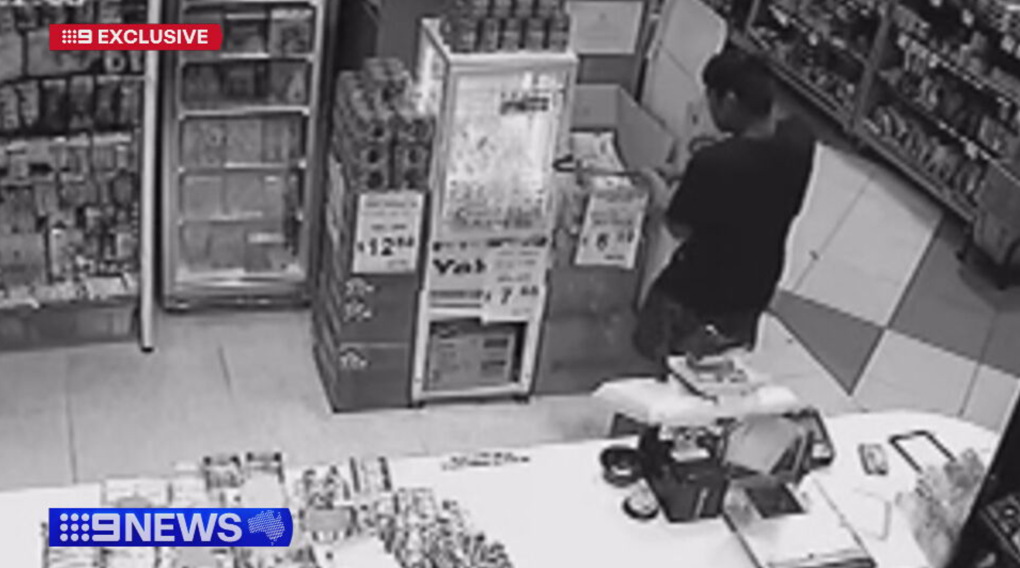 The armed thugs stormed an Fortune Asian Supermarket at Northland shopping centre in Preston just after 7pm yesterday, armed with a cricket bat and a crowbar.