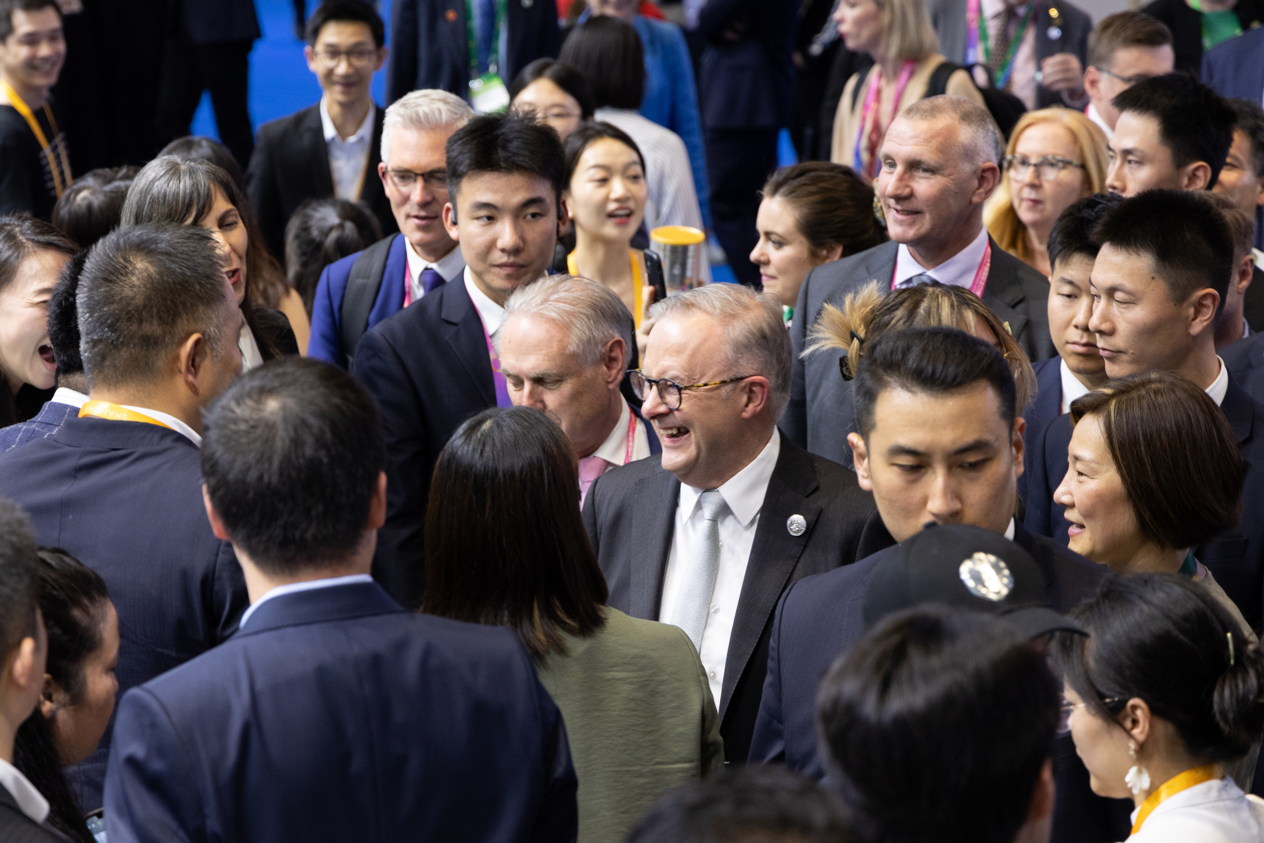 Prime Minister Anthony Albanese at the Shanghai China International Import Expo